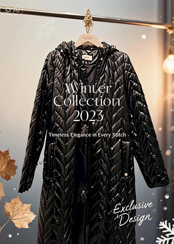 Parlak Siyah Kapitone Uzun Şişme Mont- Diz Boyu - Görsel 2