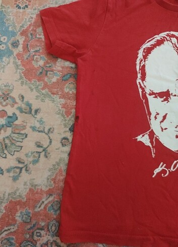 6 Yaş Beden Atatürk baskılı tshirt