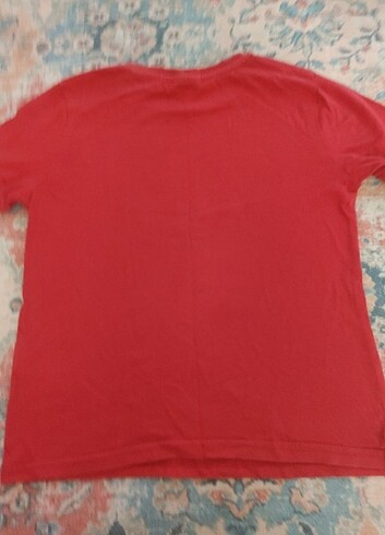 6 Yaş Beden kırmızı Renk Atatürk baskılı tshirt