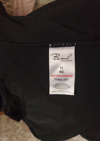 Dantel Detaylı Siyah Desenli Kadın Mayo - Görsel 3