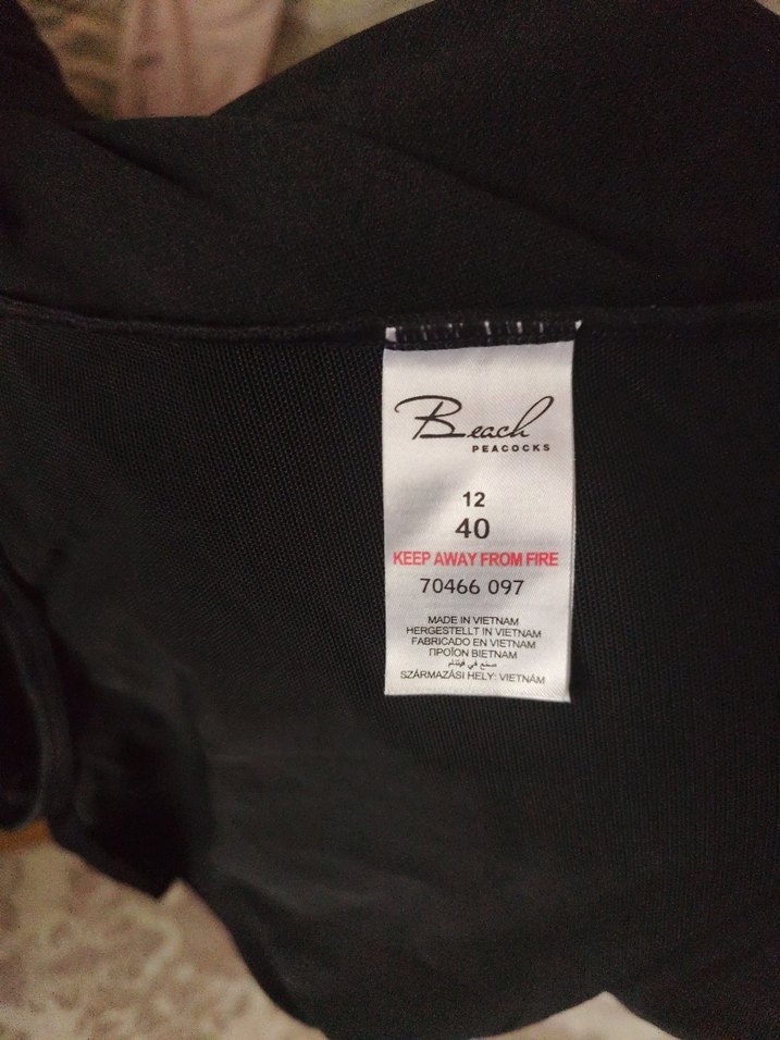 Dantel Detaylı Siyah Desenli Kadın Mayo - Görsel 3