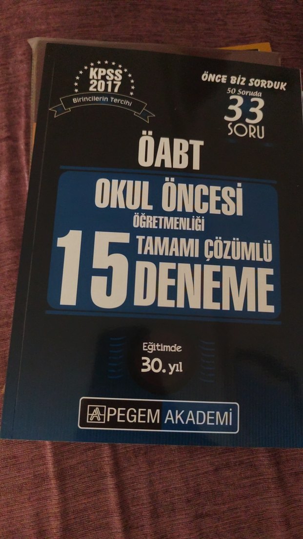ÖABT Okul Öncesi Öğretmenliği Soru Bankası - Görsel 2