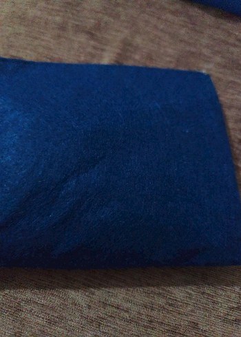 Mavi ve Gri Baskılı Kadın Portföy Çanta - Görsel 2