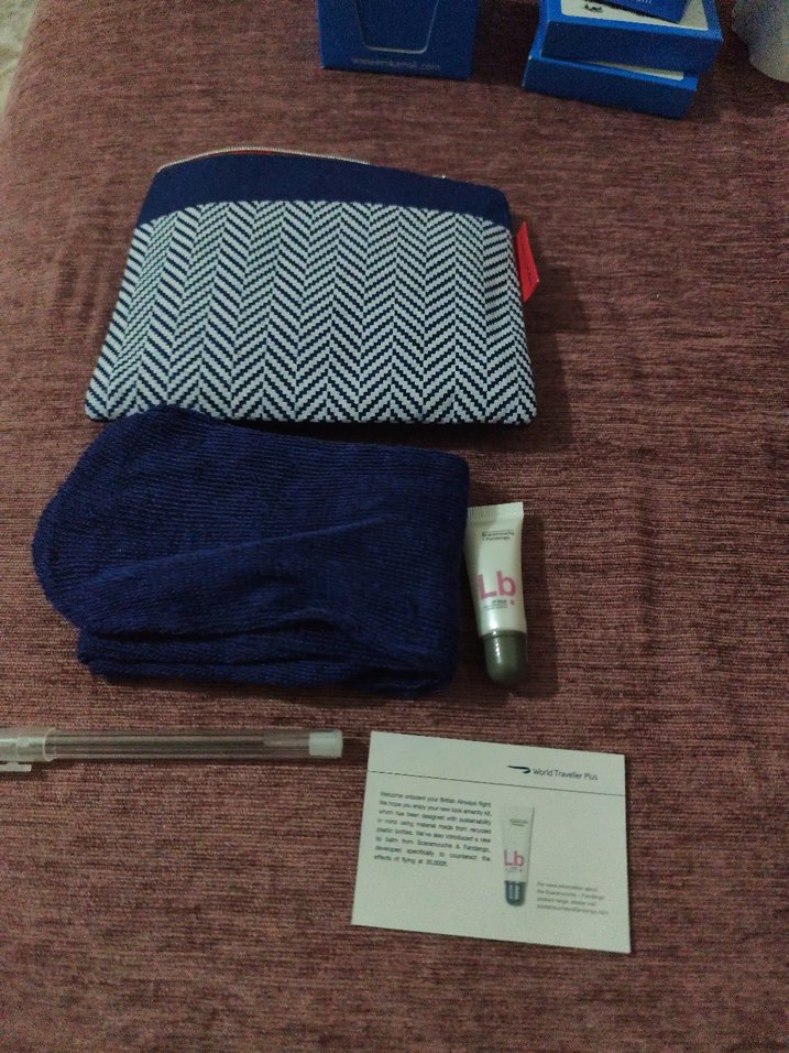 Mavi ve Gri Baskılı Kadın Portföy Çanta - Görsel 4