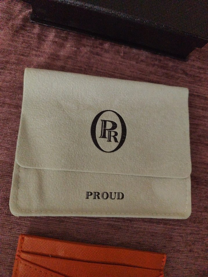 Parlak turuncu i Baskılı Erkek Cüzdanı - Görsel 2