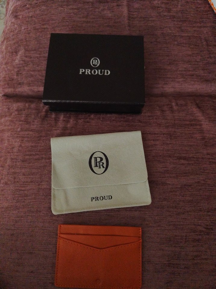 Parlak turuncu i Baskılı Erkek Cüzdanı - Görsel 4