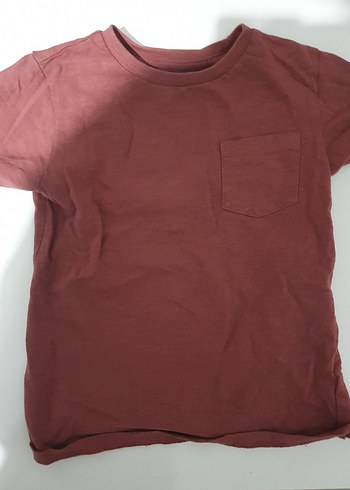 Erkek Bordo Süet Uzun Kollu Tişört - Görsel 2