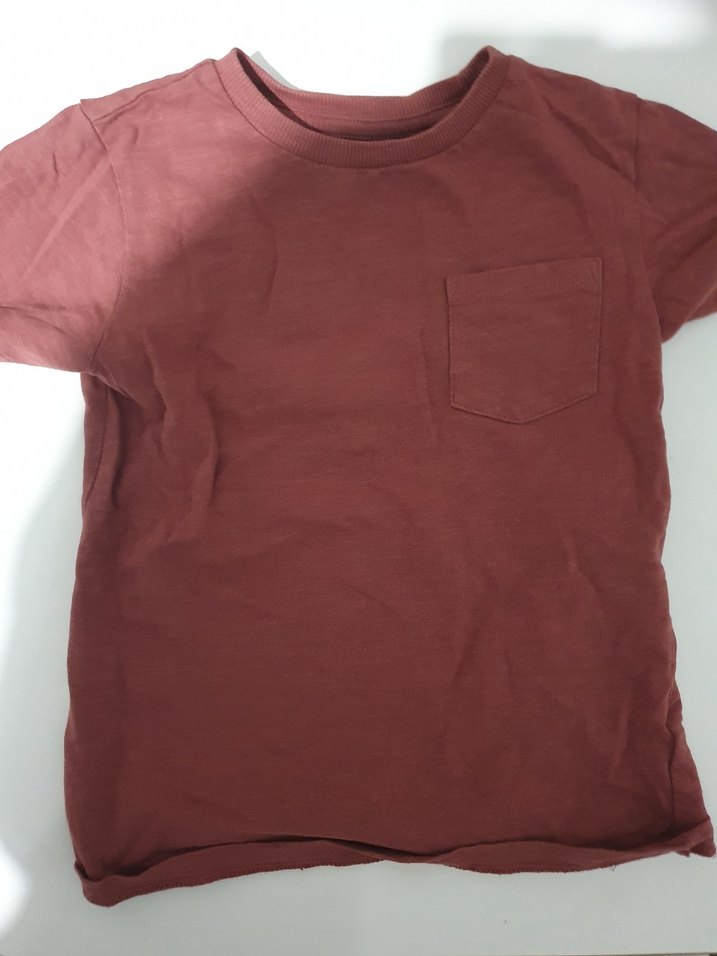 Erkek Bordo Süet Uzun Kollu Tişört - Görsel 2