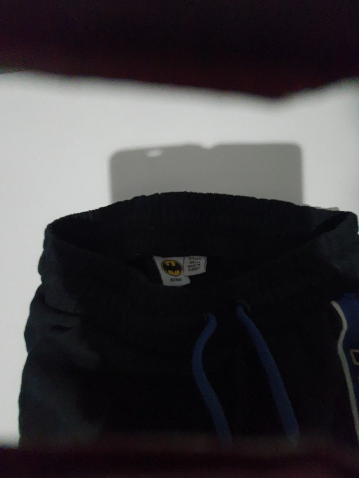 Erkek Çocuk Batman Baskılı Kemerli Şort - Görsel 2