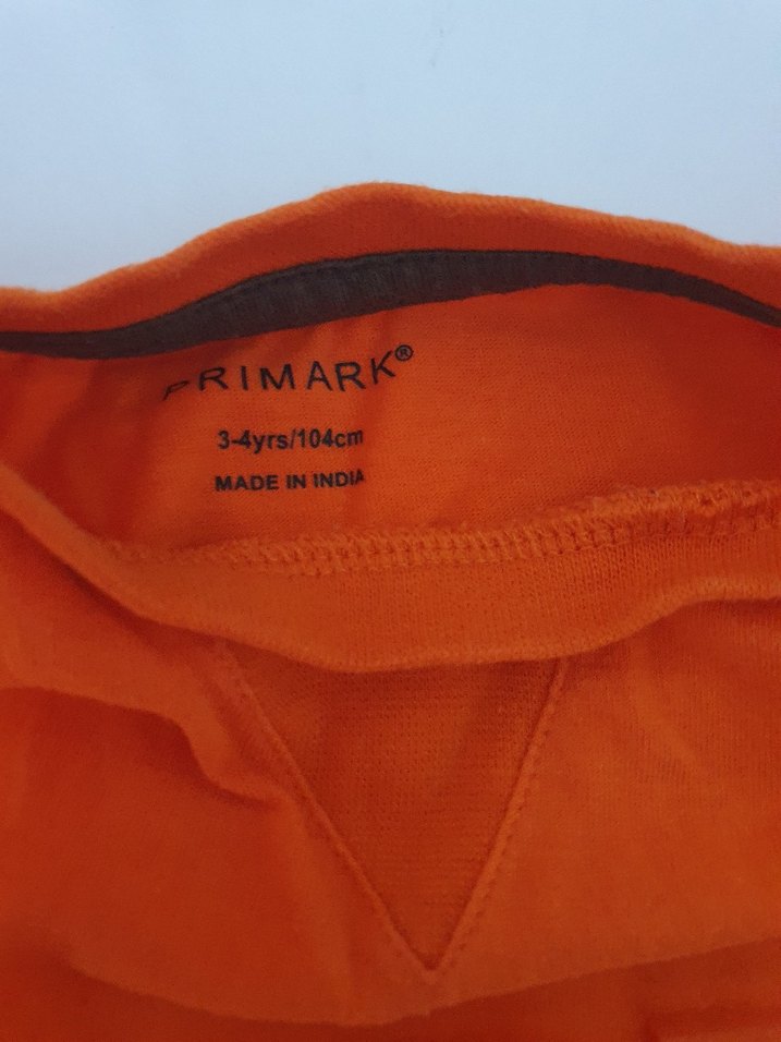 Turuncu Erkek Çocuk Kısa Kollu Tişört - Görsel 3