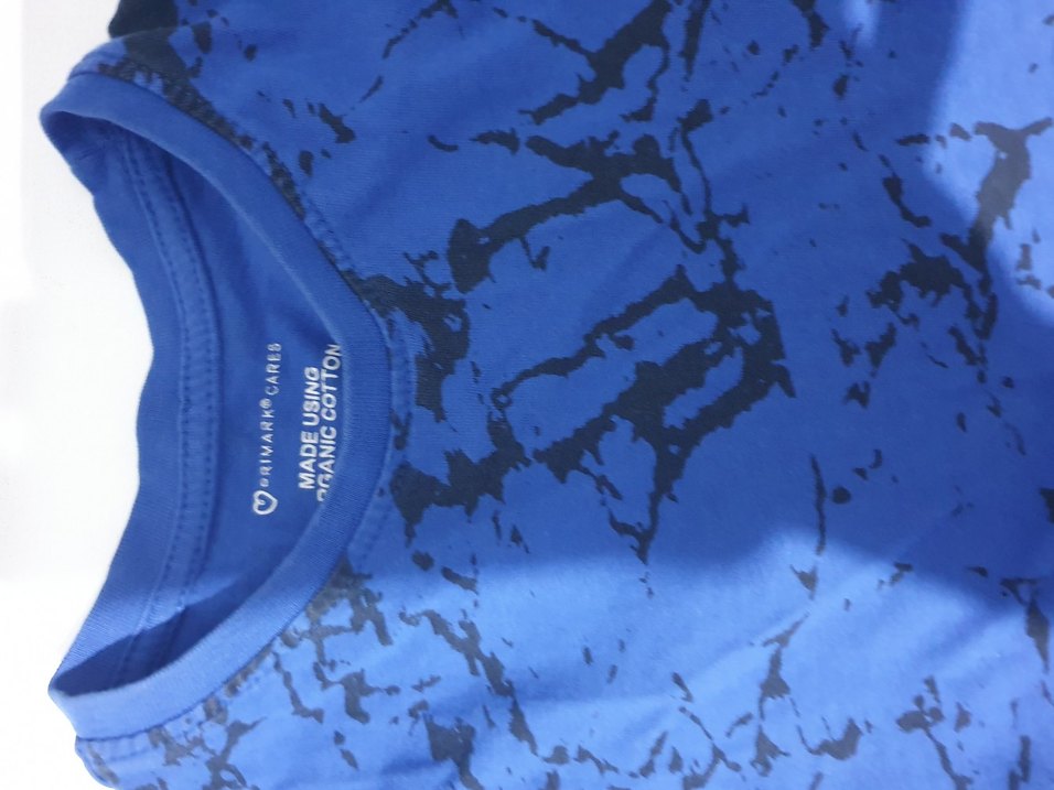 Koyu Mavi Batik Desenli Nevresim Takımı - Görsel 3