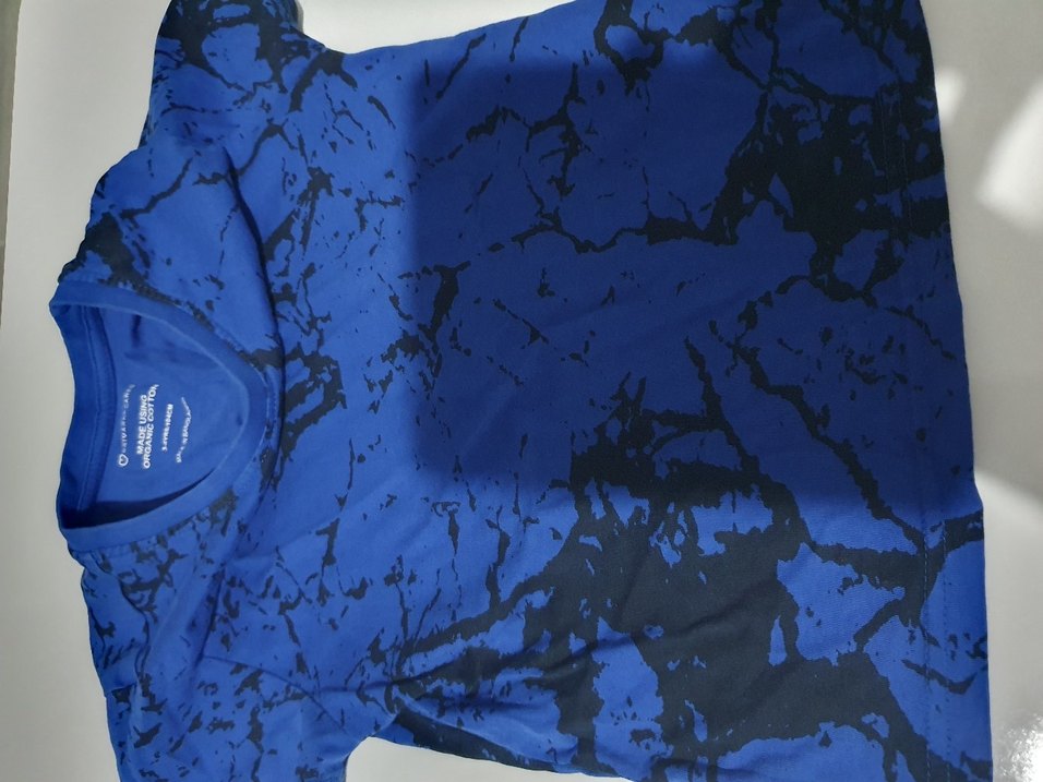 Koyu Mavi Batik Desenli Nevresim Takımı - Görsel 2