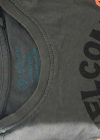 Erkek Gri Baskılı Kısa Kollu Tişört - Görsel 2