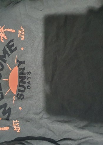 Erkek Gri Baskılı Kısa Kollu Tişört - Görsel 3