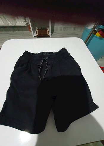 Siyah Erkek Midi Rahat Kesim Şort - Görsel 2