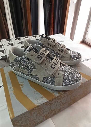 36,5 Beden Golden Goose Deluxe 36,5 GÜMÜŞ CIRTLI