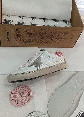 38 Beden Golden Goose Deluxe 38 BEYAZ PEMBE