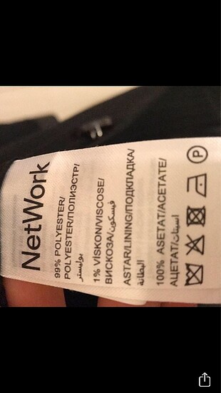 s Beden siyah Renk Network ceket