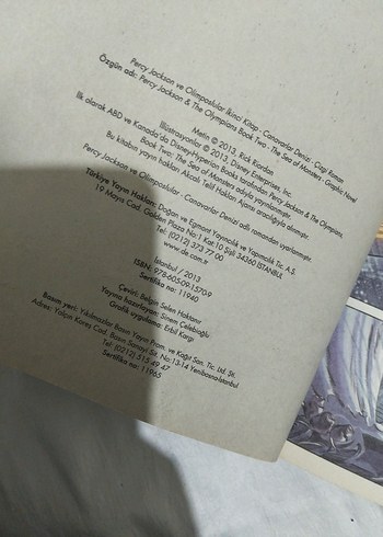 Canavarlar ve Deniz - Rick Riordan - Görsel 7