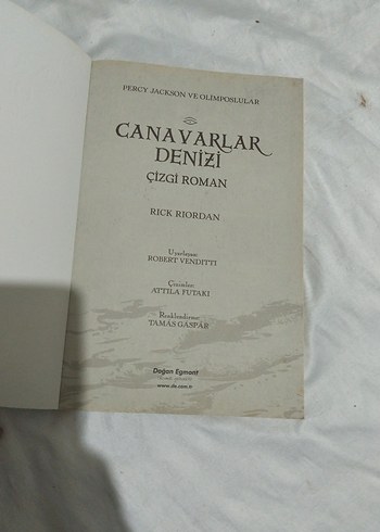 Canavarlar ve Deniz - Rick Riordan - Görsel 3