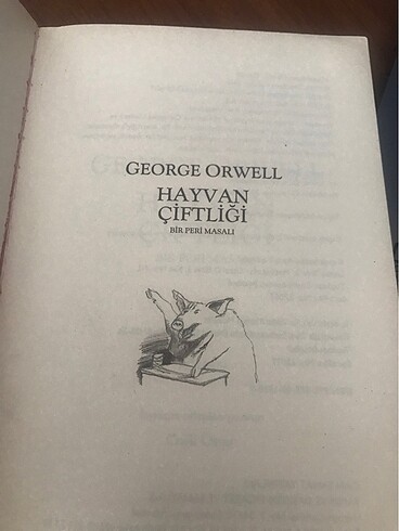 Beden George orwell - hayvan çiftliği kitabı