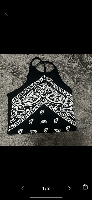 Bandana desen crop