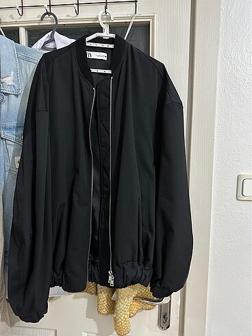 l Beden ZARA SİYAH BOMBER CEKET