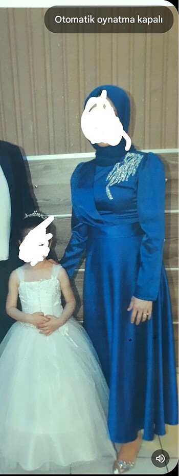6 Yaş Beden Kız çocuğu gelinlik