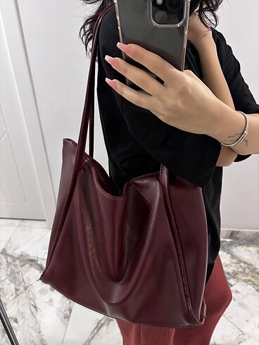 Bordo Renk Çanta