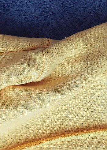 xl Beden sarı Renk Sarı Fermuarlı Kadın eşofman üstü