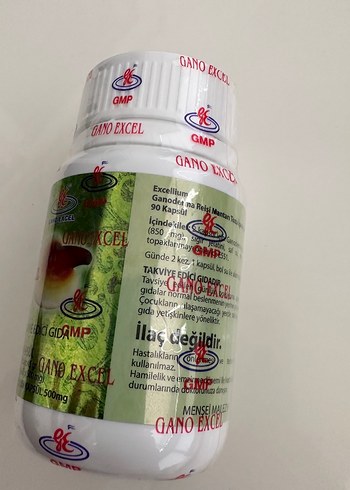 Gano Excel Excellium 500 mg 90 Kapsül Takviye Edici - Görsel 2