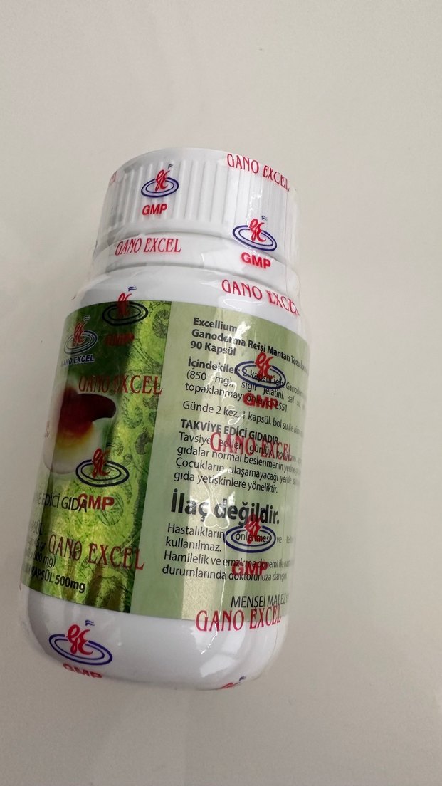 Gano Excel Excellium 500 mg 90 Kapsül Takviye Edici - Görsel 2