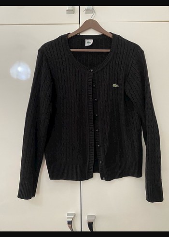 Lacoste Siyah Kadın Triko Hırka