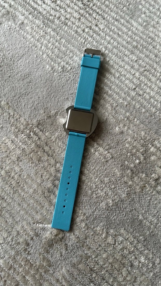 Mavi silikon kayışlı akıllı saat - Görsel 2