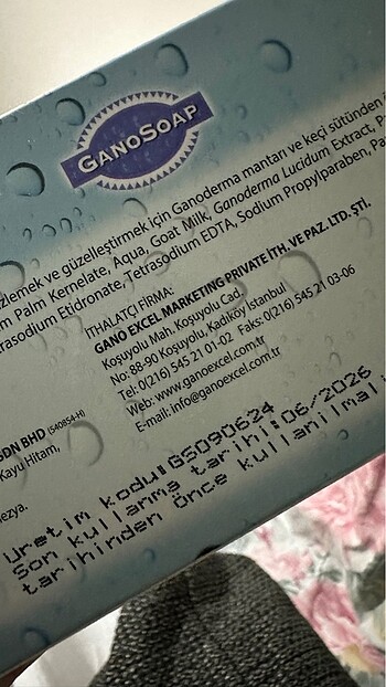 Beden Gano keçi sütlü sabun