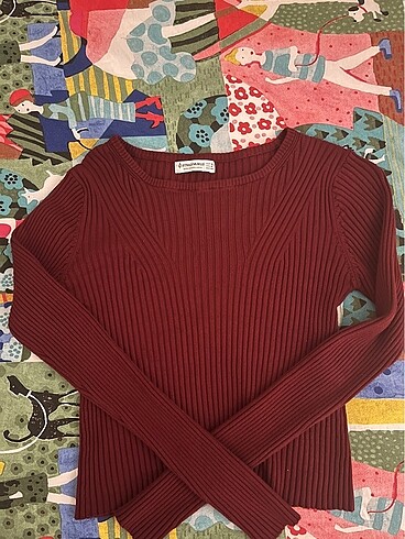 Stradivarius Bordo Kazak
