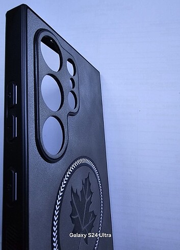 Samsung S24 Ultra Antresit Renk Nubuk Dokulu Kılıf - Görsel 3