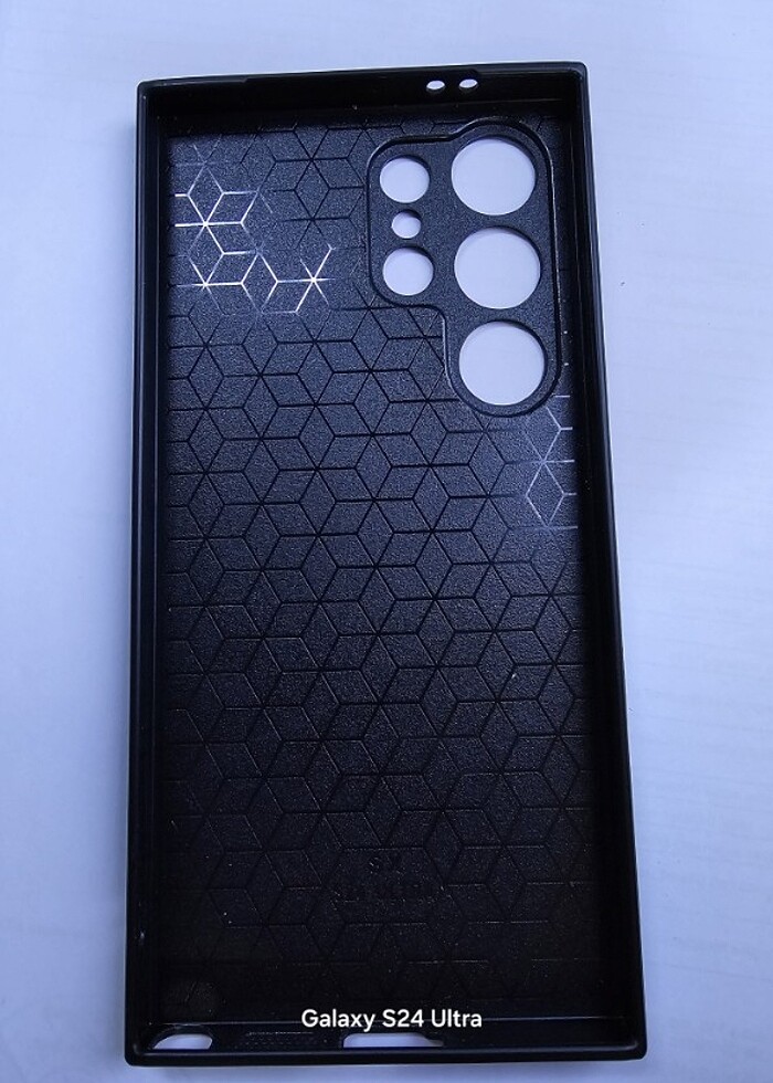 Samsung S24 Ultra Antresit Renk Nubuk Dokulu Kılıf - Görsel 4