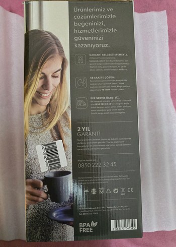 Homend RoyalTea Siyah Çay Makinesi Sıfır Kapalı Kutu - Görsel 3