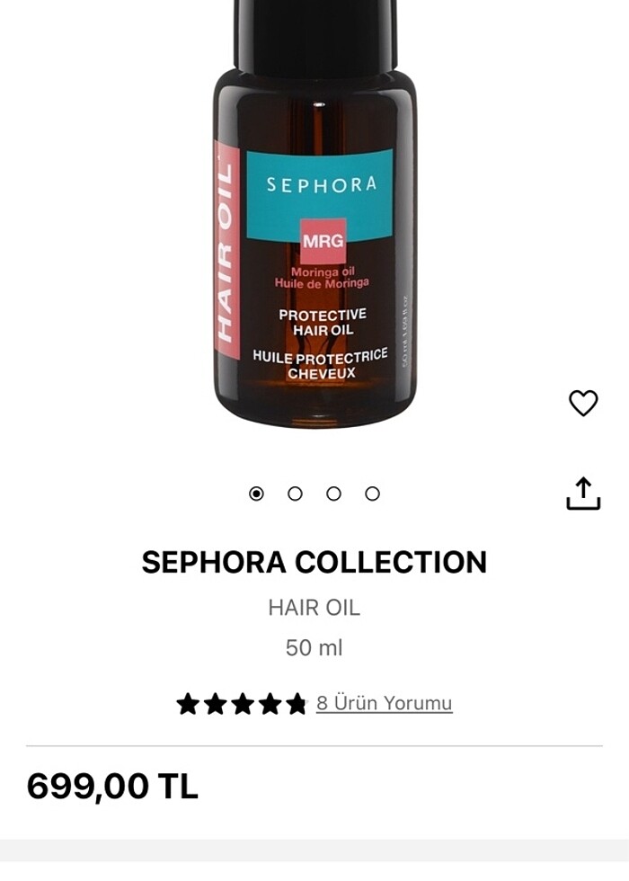 Sephora saç yağı - Görsel 2