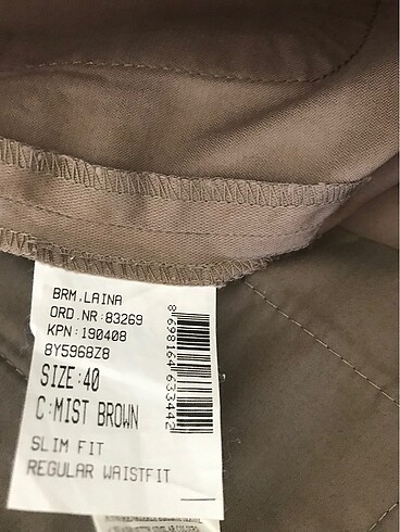 Zara Bej renk kumaş şort 38 beden