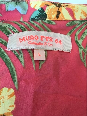 l Beden Mudo çiçekli kadın gömlek 40 beden