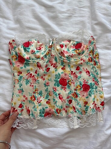 Diğer çiçekli korse vintage