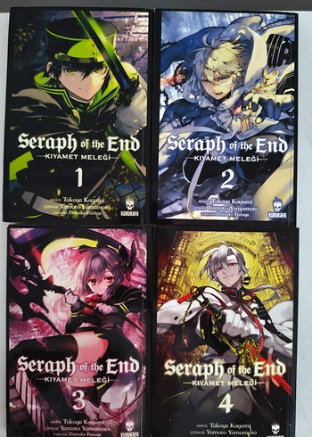 Seraph of the End 1-4 Cilt Manga Seti