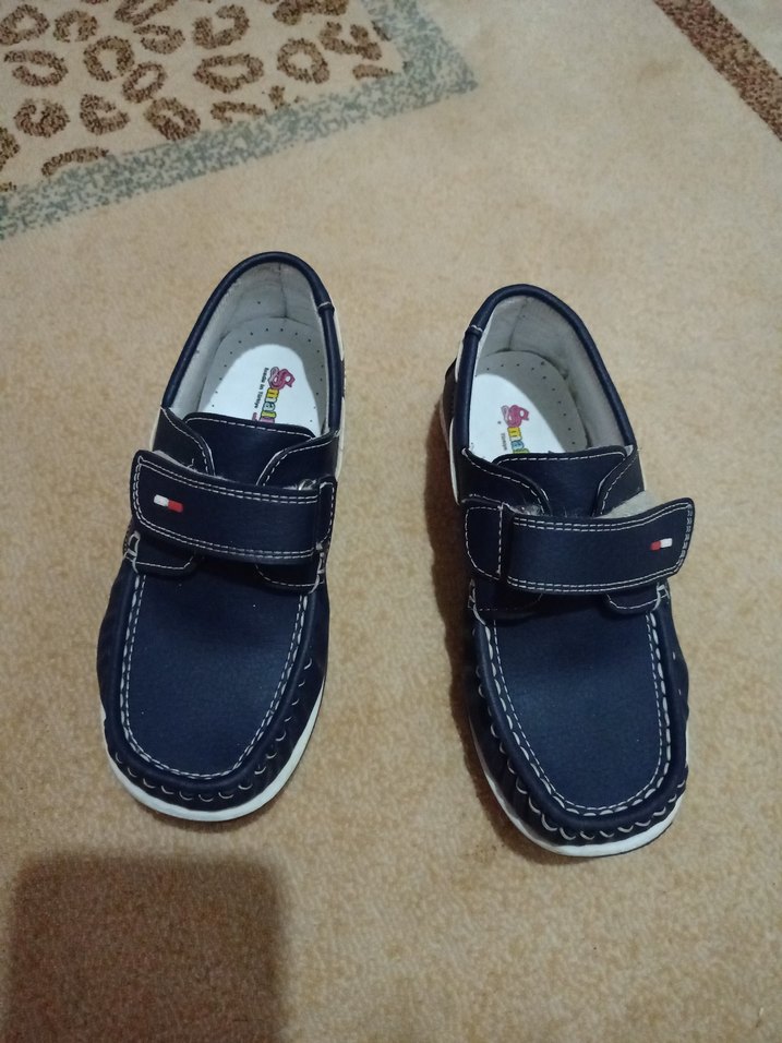 Mavi Erkek Çocuk Cırtlı Özel Ayakkabı - Görsel 5