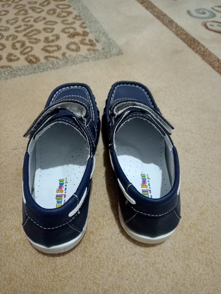 Mavi Erkek Çocuk Cırtlı Özel Ayakkabı - Görsel 2