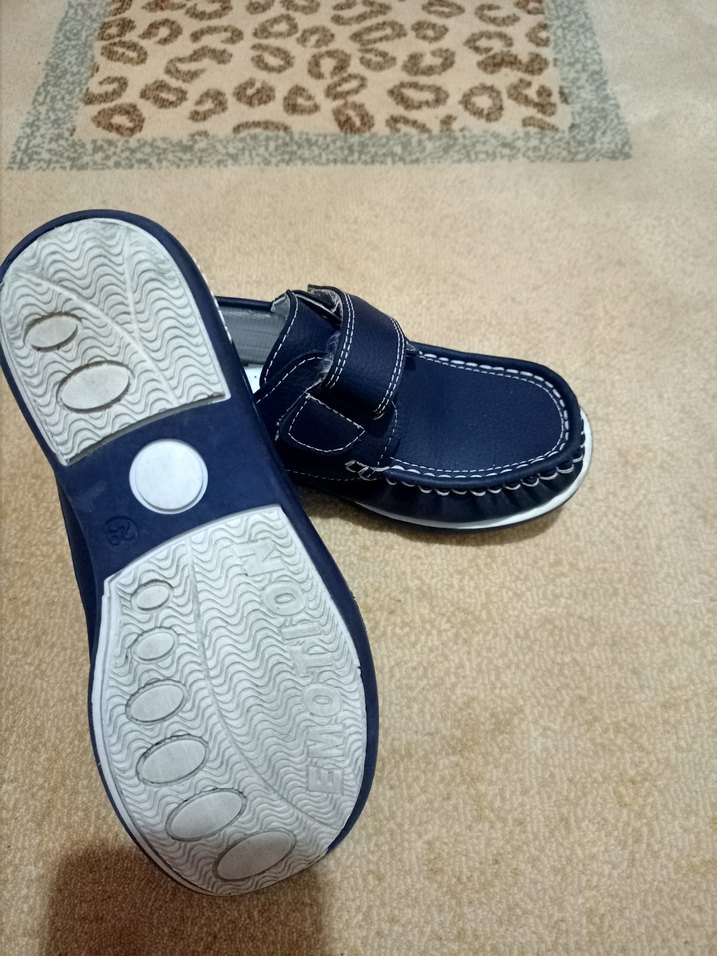 Mavi Erkek Çocuk Cırtlı Özel Ayakkabı - Görsel 3