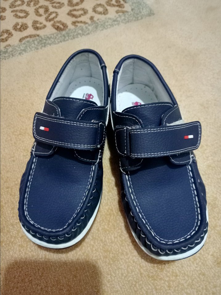 Mavi Erkek Çocuk Cırtlı Özel Ayakkabı - Görsel 4