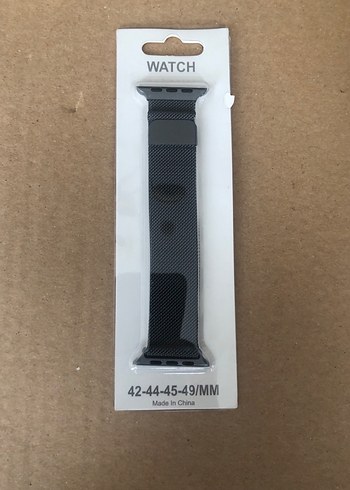 Metal hasır örgü akıl saat kayışı 44/45/49 mm