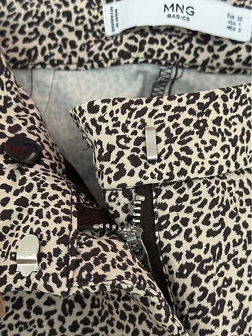 32 Beden MANGO LEOPAR PANTOLON